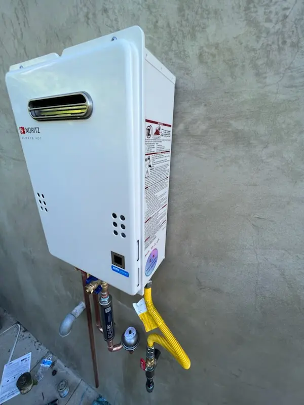 Tankless water heater installation for North Auburn homes